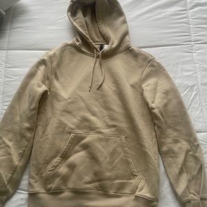 Tan XS unisex hoodie pullover